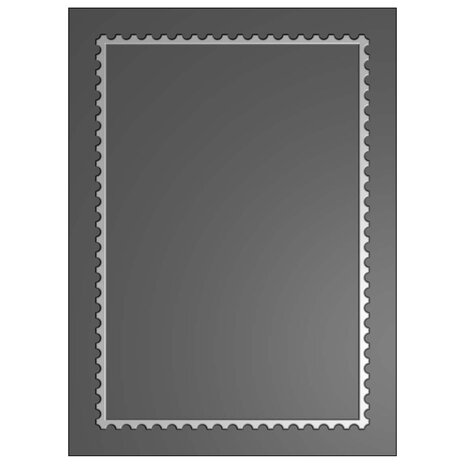 Vaessen Creative 3D Embossing Folder Postzegel (3625-0303) Vaessen Creative 3D Embossing Folder Postzegel (3625-0303)