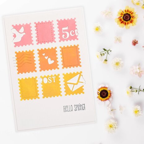 Vaessen Creative A5 Stencil Postzegels (3625-0305) Vaessen Creative A5 Stencil Postzegels (3625-0305)