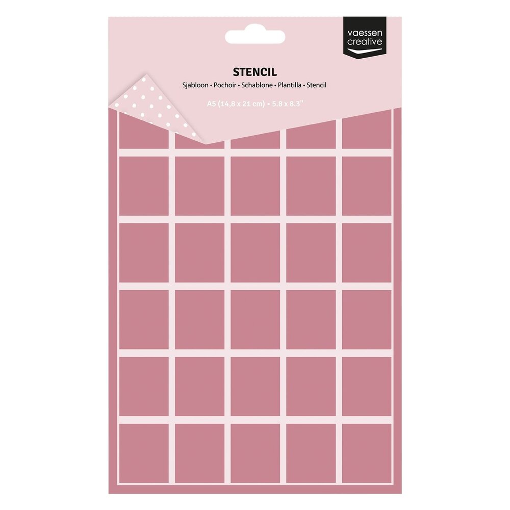 Vaessen Creative A5 Stencil Rechthoeken (3625-0306) Vaessen Creative A5 Stencil Rechthoeken (3625-0306)