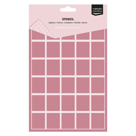 Vaessen Creative A5 Stencil Rechthoeken (3625-0306) Vaessen Creative A5 Stencil Rechthoeken (3625-0306)