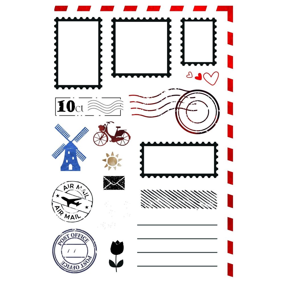 Vaessen Creative Clear Stamps From the Postbox (3625-0307) Vaessen Creative Clear Stamps From the Postbox (3625-0307)