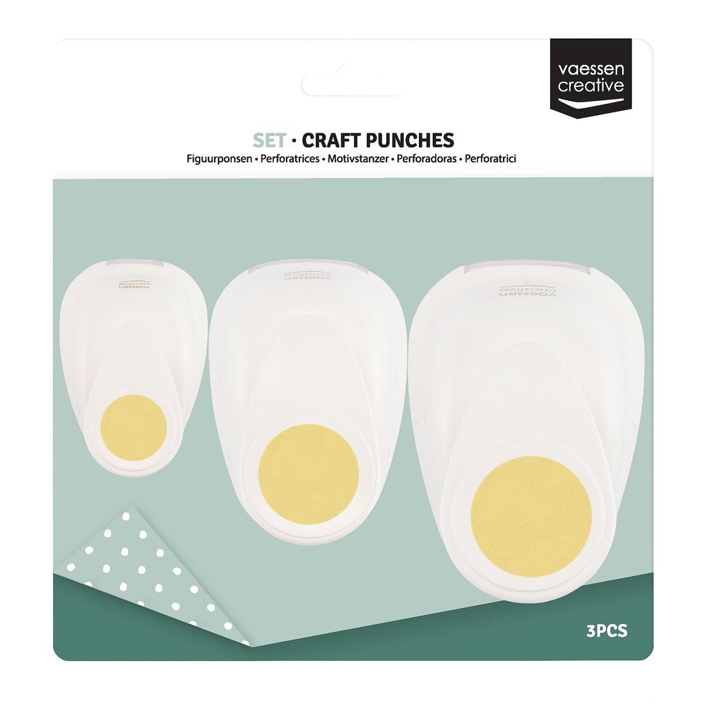 Vaessen Creative Figuurpons Set Cirkels (3pcs) (2137-025) Vaessen Creative Figuurpons Set Cirkels (3pcs) (2137-025)