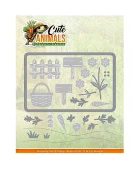 Berrie's Beauties Cute Animals Dies Garden Scene (BBD10102)