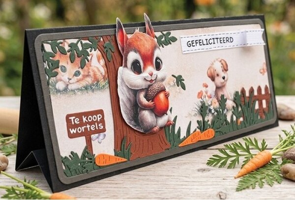 Berrie's Beauties Cute Animals Dies Garden Scene (BBD10102) Berrie's Beauties Cute Animals Dies Garden Scene (BBD10102)