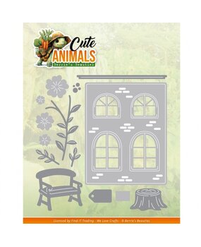 Berrie's Beauties Cute Animals Dies House Front (BBD10103)