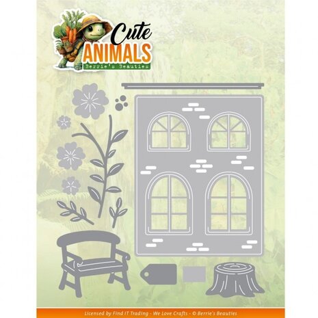 Berrie's Beauties Cute Animals Dies House Front (BBD10103) Berrie's Beauties Cute Animals Dies House Front (BBD10103)