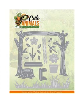 Berrie's Beauties Cute Animals Dies Park Scene (BBD10104)