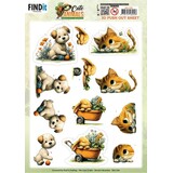 Berrie's Beauties Cute Animals 3D Push Out Garden Friends (SB11106)
