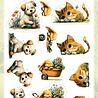 Berrie's Beauties Cute Animals 3D Push Out Garden Friends (SB11106) Berrie's Beauties Cute Animals 3D Push Out Garden Friends (SB11106)