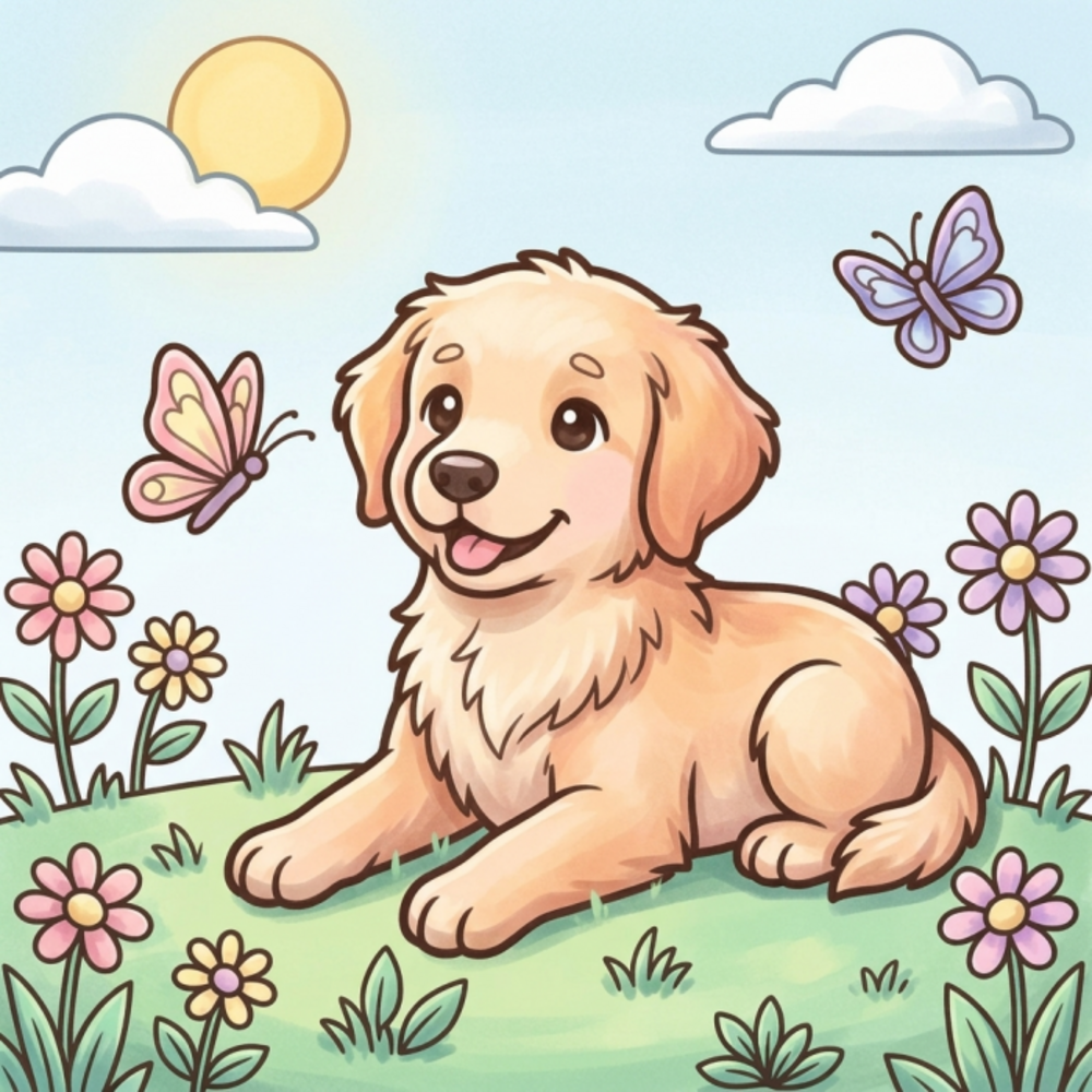 Find It Trading Cozy Colouring Cards Set Buddy The Puppy (FITCCS10006)