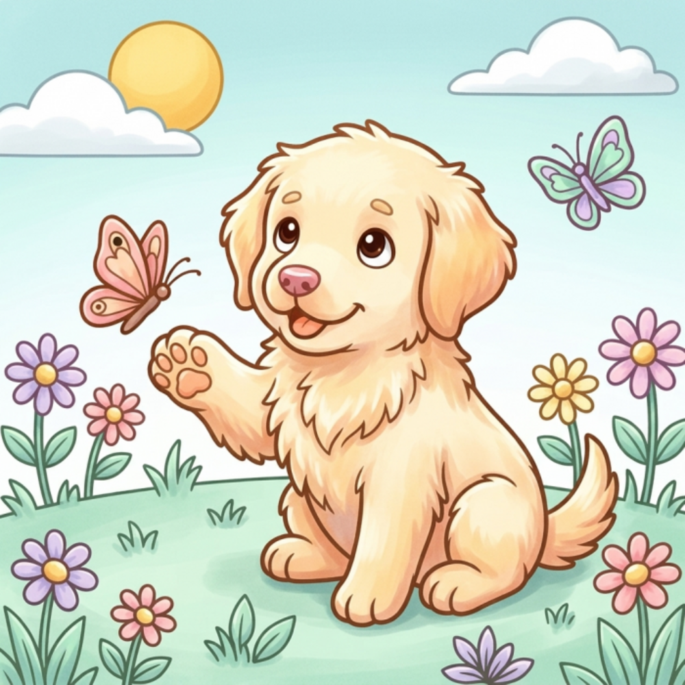 Find It Trading Cozy Colouring Cards Set Buddy The Puppy (FITCCS10006)