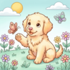 Find It Trading Cozy Colouring Cards Set Buddy The Puppy (FITCCS10006)