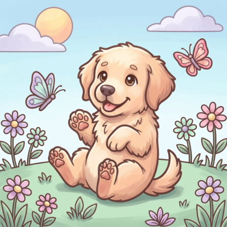 Find It Trading Cozy Colouring Cards Set Buddy The Puppy (FITCCS10006)