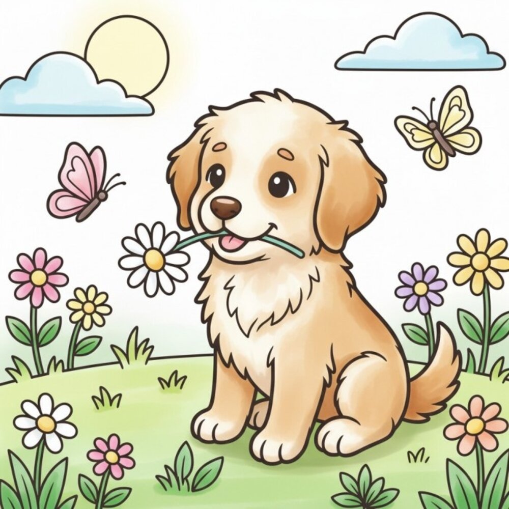 Find It Trading Cozy Colouring Cards Set Buddy The Puppy (FITCCS10006)