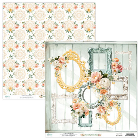 Mintay PRE-ORDER Family Stories 12x12 Inch Paper Pad (MT-FAM-07)