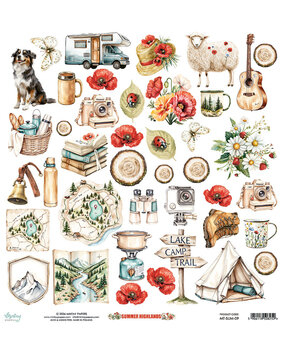 Mintay Summer Highlands 12x12 Inch Paper Elements (MT-SUM-09)