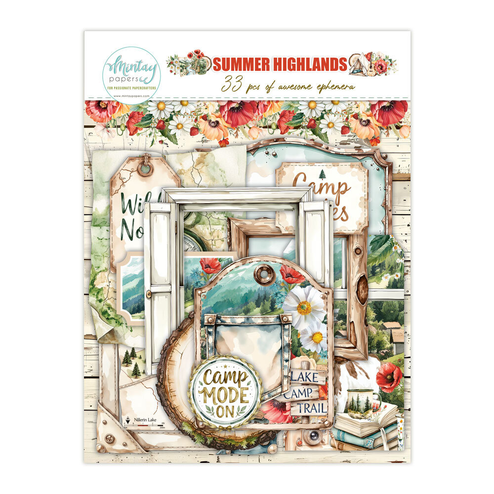 Mintay PRE-ORDER Summer Highlands Paper Ephemera (MT-SUM-LSCE)