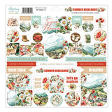Mintay PRE-ORDER Summer Highlands 12x12 Inch Chipboard Ephemera Sheet (MT-SUM-14)