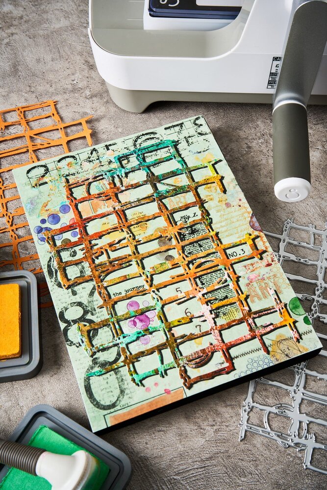 Sizzix PRE-ORDER Seth Apter Thinlits Die Set Gridiron (667051)