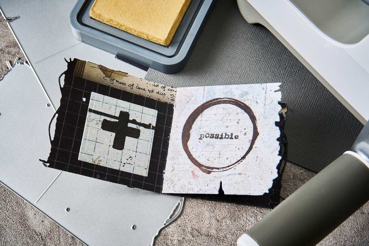 Sizzix PRE-ORDER Seth Apter Thinlits Die Set Mini Page Duo (667052)