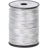 Hobby Flora Metallic Elastic Cord Silver 20m (3217720)