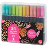 Craft World 24 Outline Markers Metallic Gold (3218831)