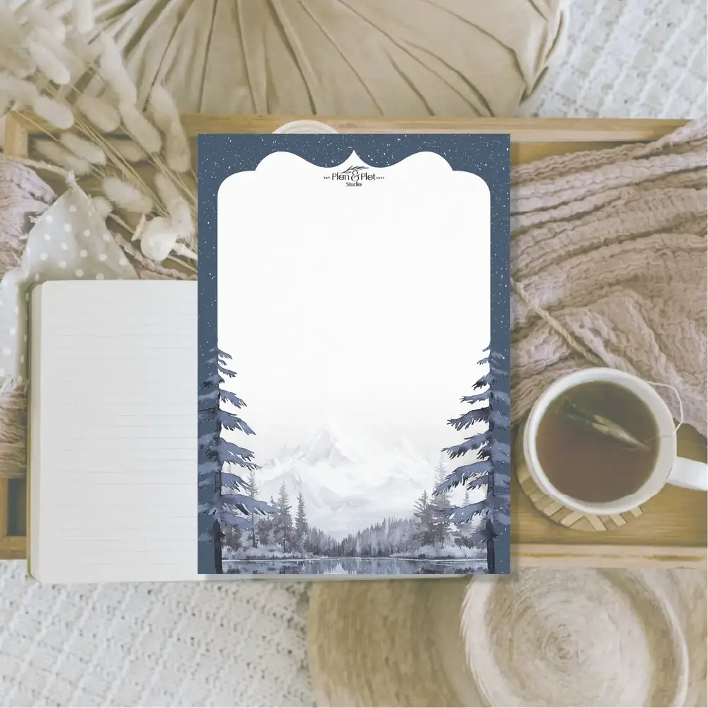 Plan & Plot Studio Pine Trees Notepad (10,5x14,8 cm) (NOTE-A6-001)