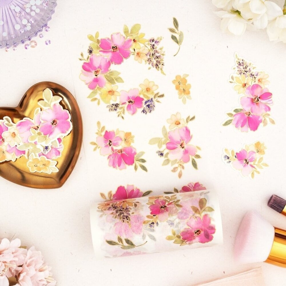 Pinkfresh Studio The Daydream Edit Washi Tape Garden Grace (323326)