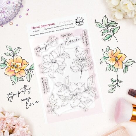 Pinkfresh Studio The Daydream Edit Stamp Floral Daydream (320826)