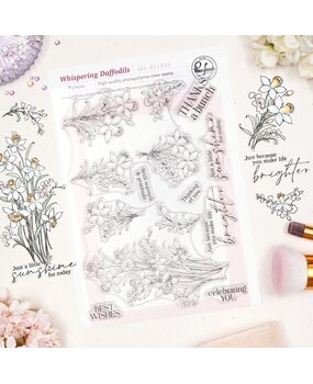 Pinkfresh Studio The Daydream Edit Stamp Whispering Daffodils (321826)