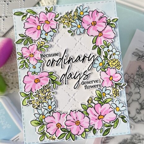 Pinkfresh Studio The Daydream Edit Stamp Garden Grace (323026)