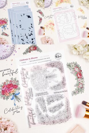 Pinkfresh Studio The Daydream Edit BUNDLE Celebrate in Blooms