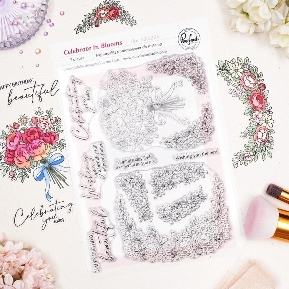 Pinkfresh Studio The Daydream Edit BUNDLE Celebrate in Blooms