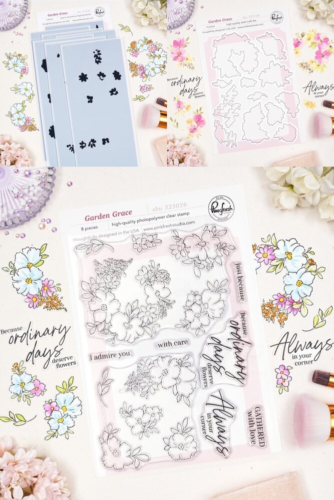 Pinkfresh Studio The Daydream Edit BUNDLE Garden Grace
