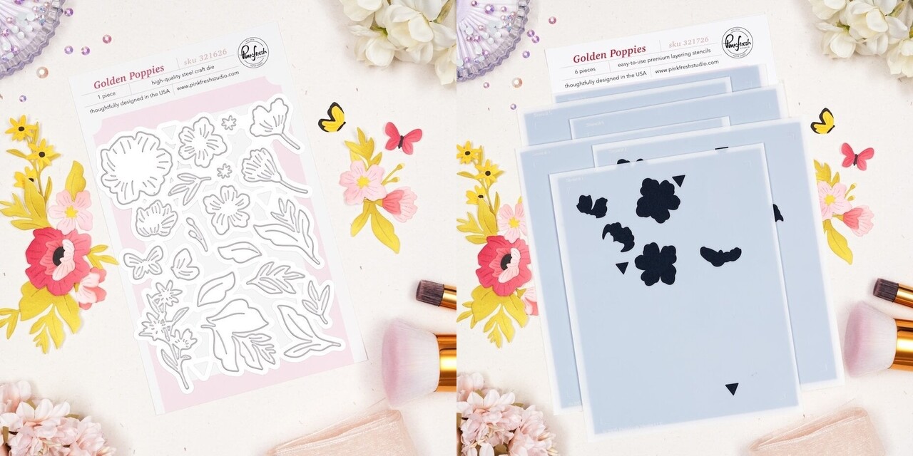 Pinkfresh Studio The Daydream Edit BUNDLE Golden Poppies