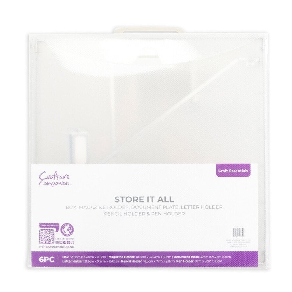 Crafter's Companion Store It All Organisational Storage Set (6pcs) (CC-STR-SIA6)