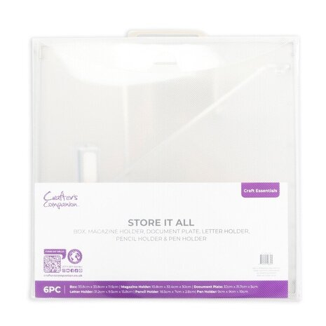 Crafter's Companion Store It All Organisational Storage Set (6pcs) (CC-STR-SIA6)