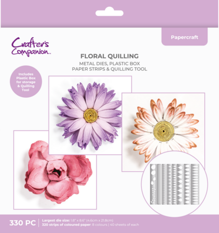 Crafter's Companion Floral Quilling Kit (CC-KIT-FLQU)