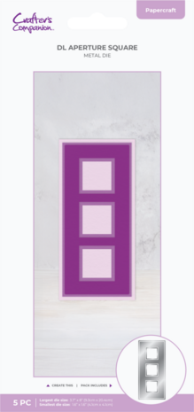 Crafter's Companion DL Aperture Square Dies (CC-MD-DASQ)