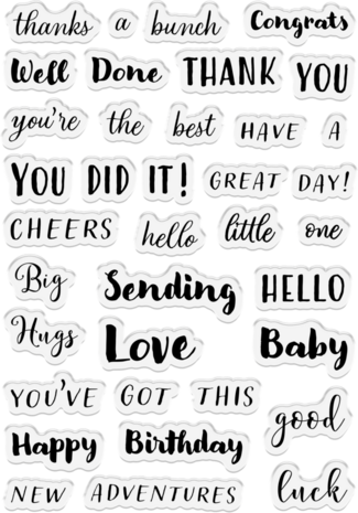 Crafter's Companion Hold That Thought Stamp & Dies (CC-STD-HOTH)