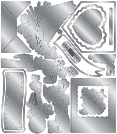 Crafter's Companion Hold That Thought Stamp & Dies (CC-STD-HOTH)