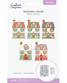 Crafter's Companion Seasonal House Stamp & Dies (CC-STD-SEHO)