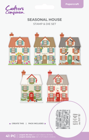 Crafter's Companion Seasonal House Stamp & Dies (CC-STD-SEHO)