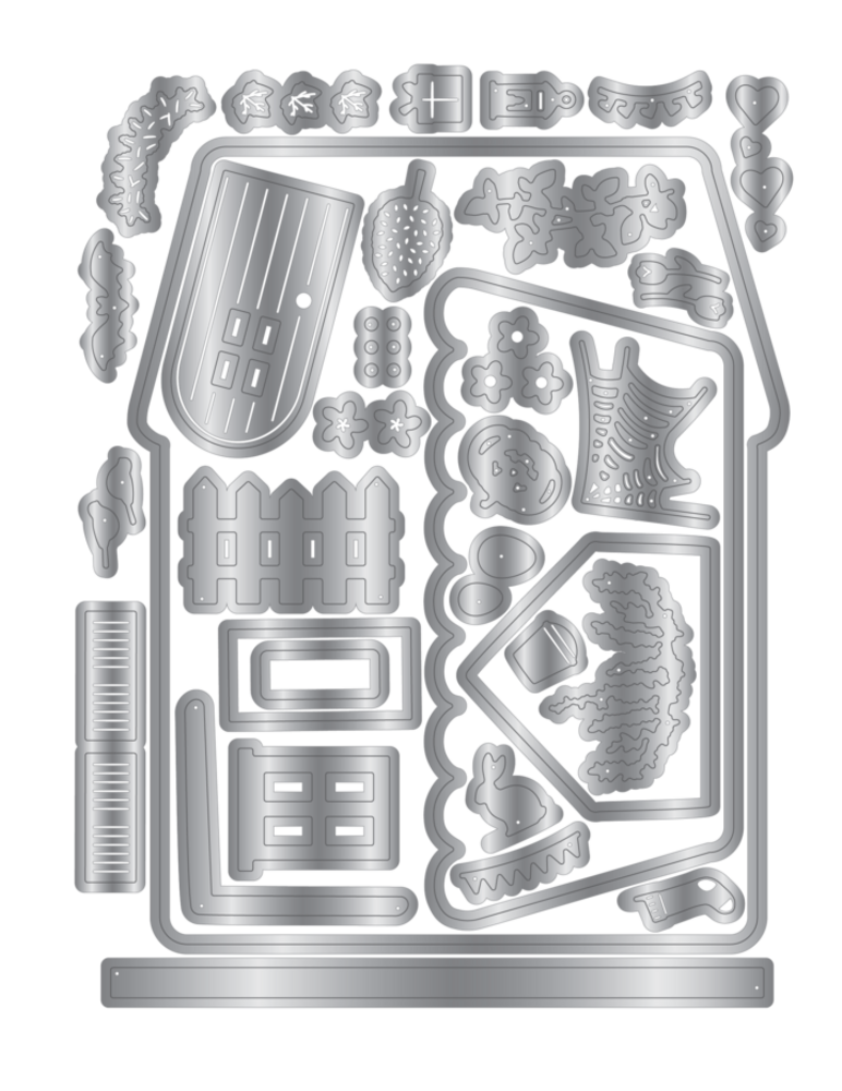 Crafter's Companion Seasonal House Stamp & Dies (CC-STD-SEHO)