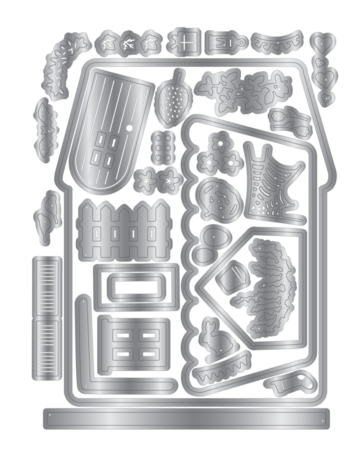 Crafter's Companion Seasonal House Stamp & Dies (CC-STD-SEHO)