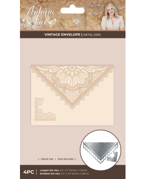 Crafter's Companion Antique Lace Dies Vintage Envelope (SS-AL-MD-VINENV)