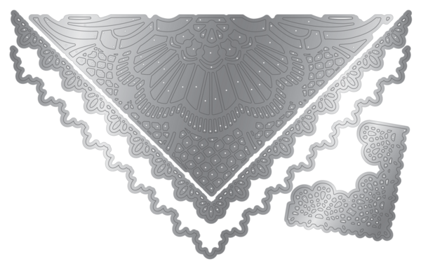 Crafter's Companion Antique Lace Dies Vintage Envelope (SS-AL-MD-VINENV)