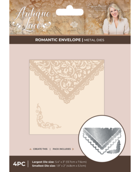 Crafter's Companion Antique Lace Dies Romantic Envelope (SS-AL-MD-ROENV)