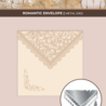 Crafter's Companion Antique Lace Dies Romantic Envelope (SS-AL-MD-ROENV)