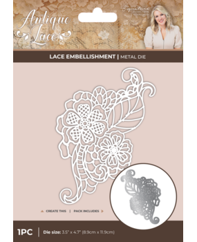 Crafter's Companion Antique Lace Dies Lace Embellishment (SS-AL-MD-LAEMB)